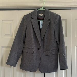 LOFT Classic Black and White Blazer